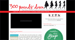 Desktop Screenshot of 300poundsdown.com
